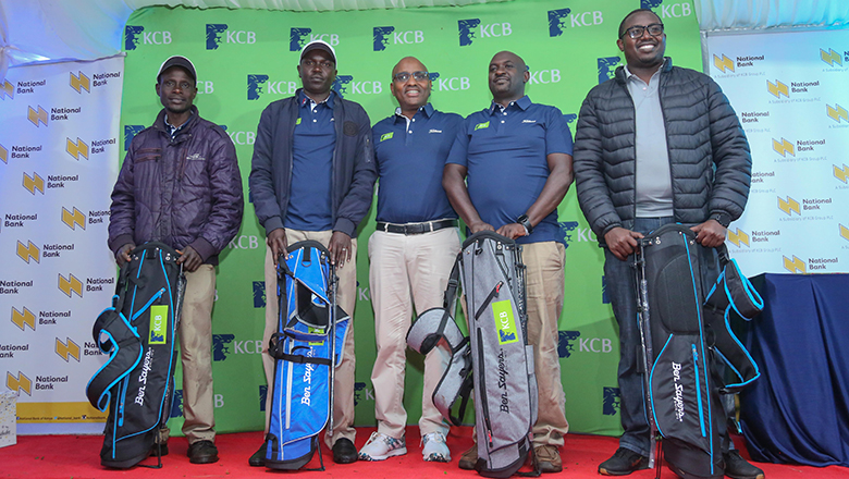 Boaz Sugut and Team Shine at KCB East Africa Golf Tour in Nandi