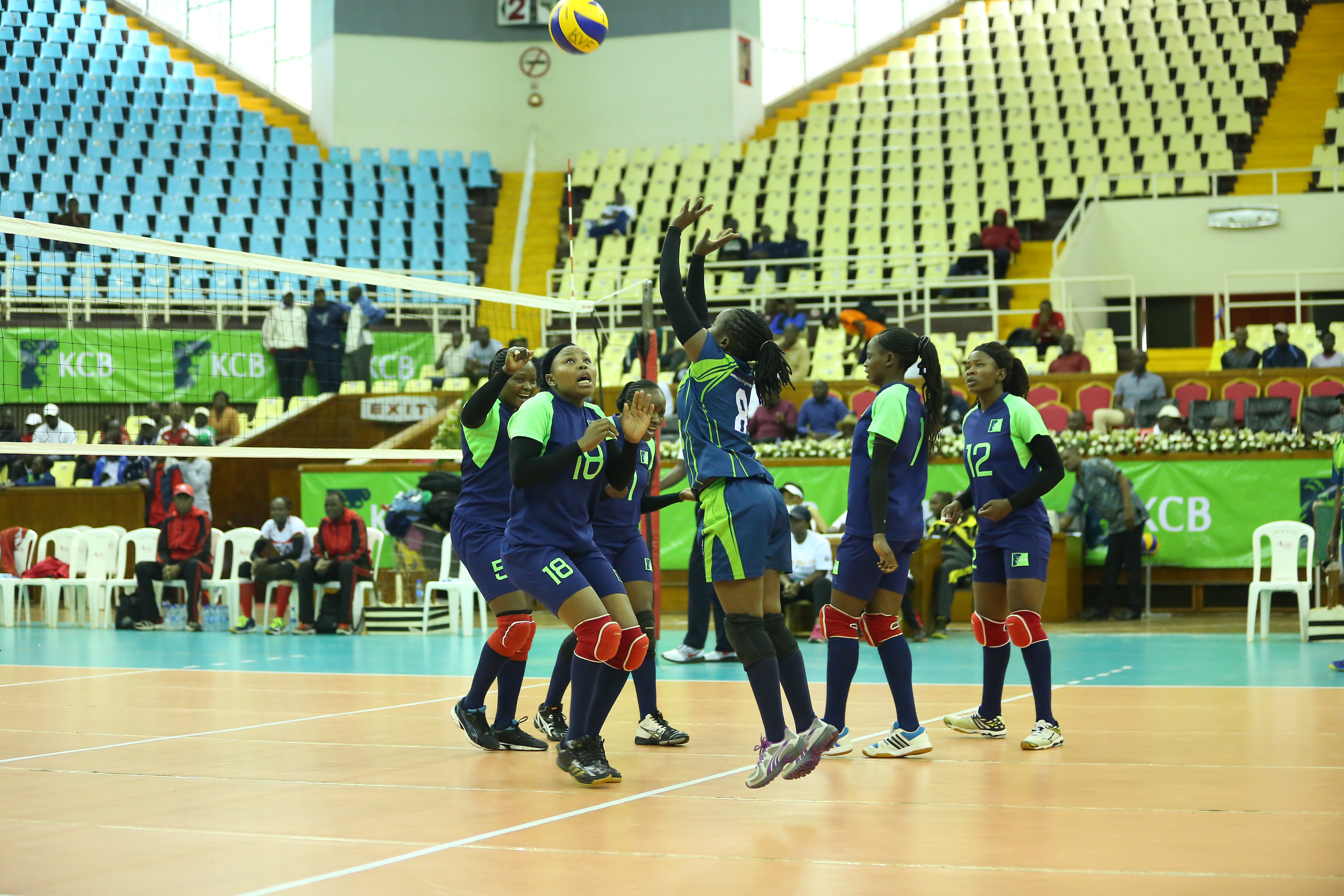 KCB Ladies Gears Up for Crunch KVF National Volleyball Play Offs.