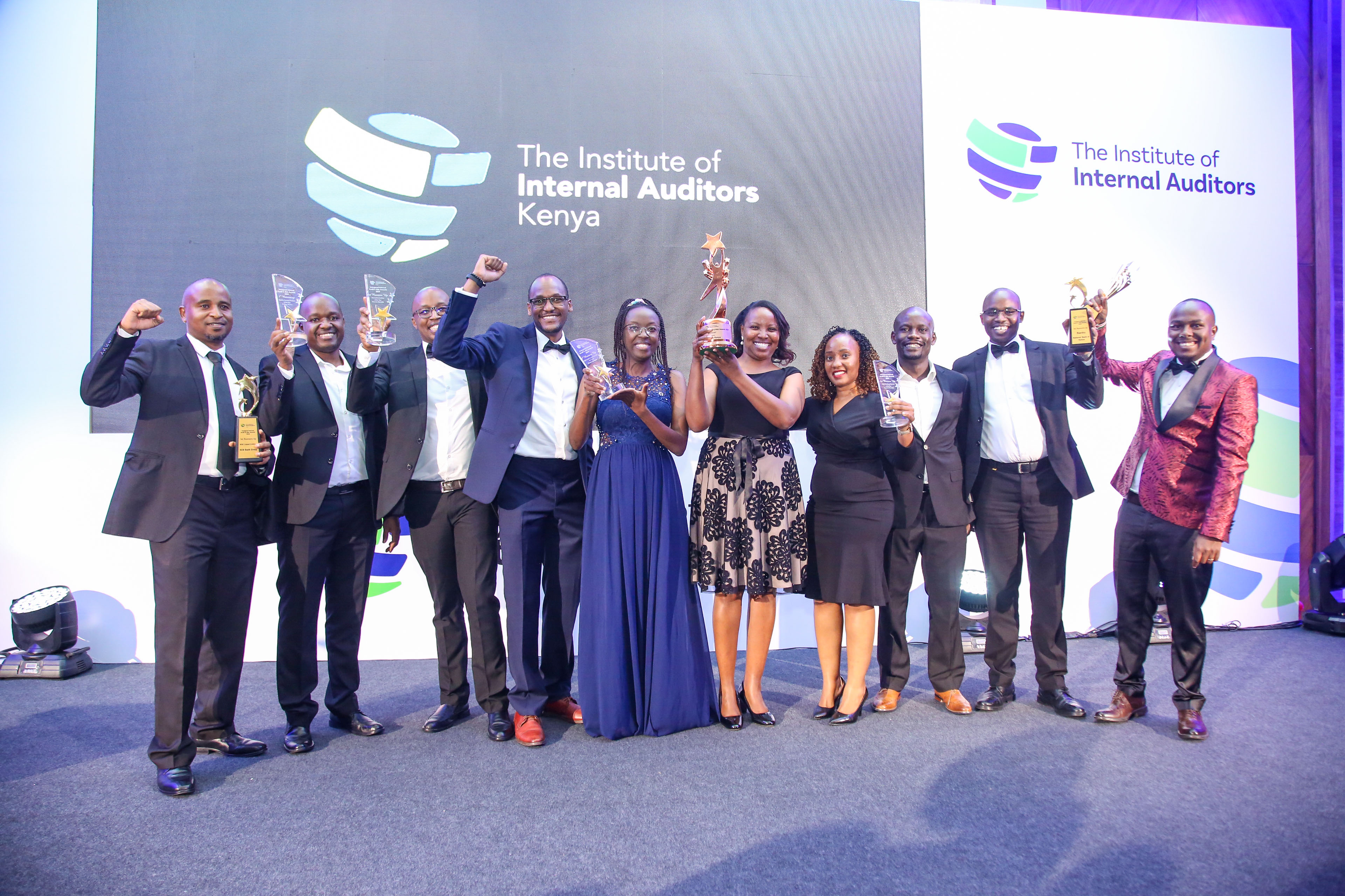 KCB BANK SCOOPS VARIOUS AWARDS IN THE INSTITUTE OF INTERNAL AUDITORS’ GALA AT EMARA OLE SERENI