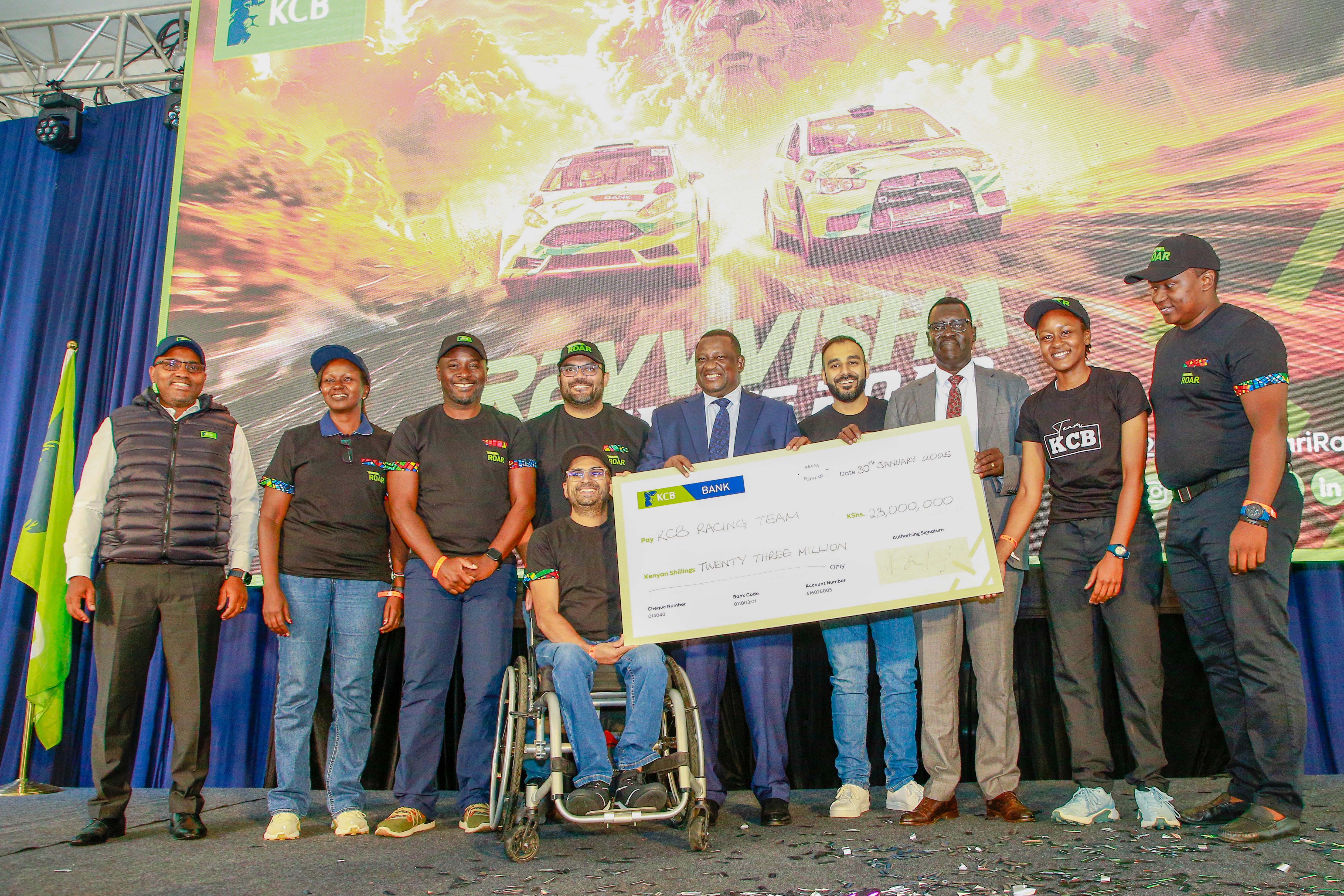 KCB Commits KShs. 209 million to 2025 Safari Rally