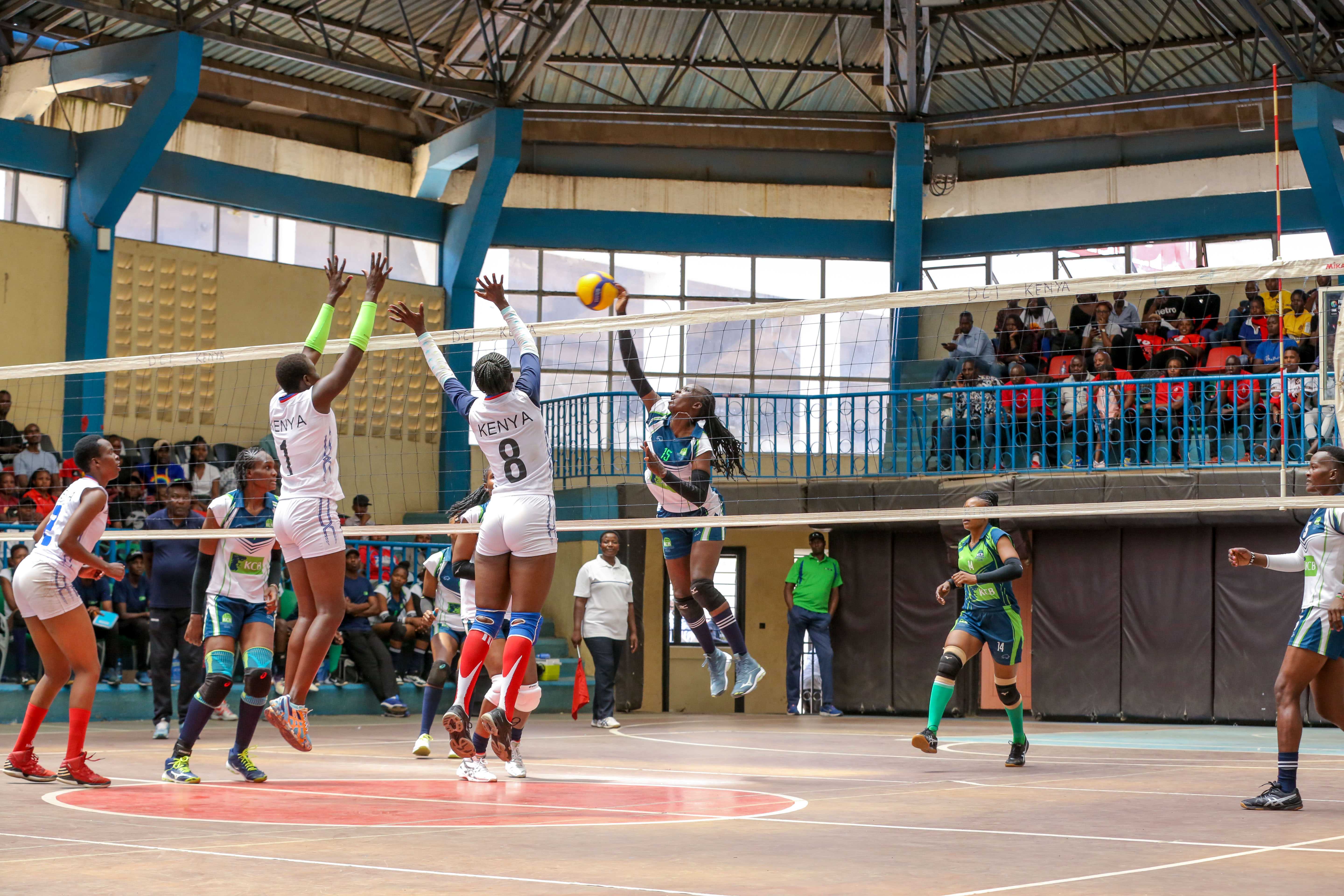 KCB Wins Big As Kenya Volleyball Federation League (KVF) Gets Underway 